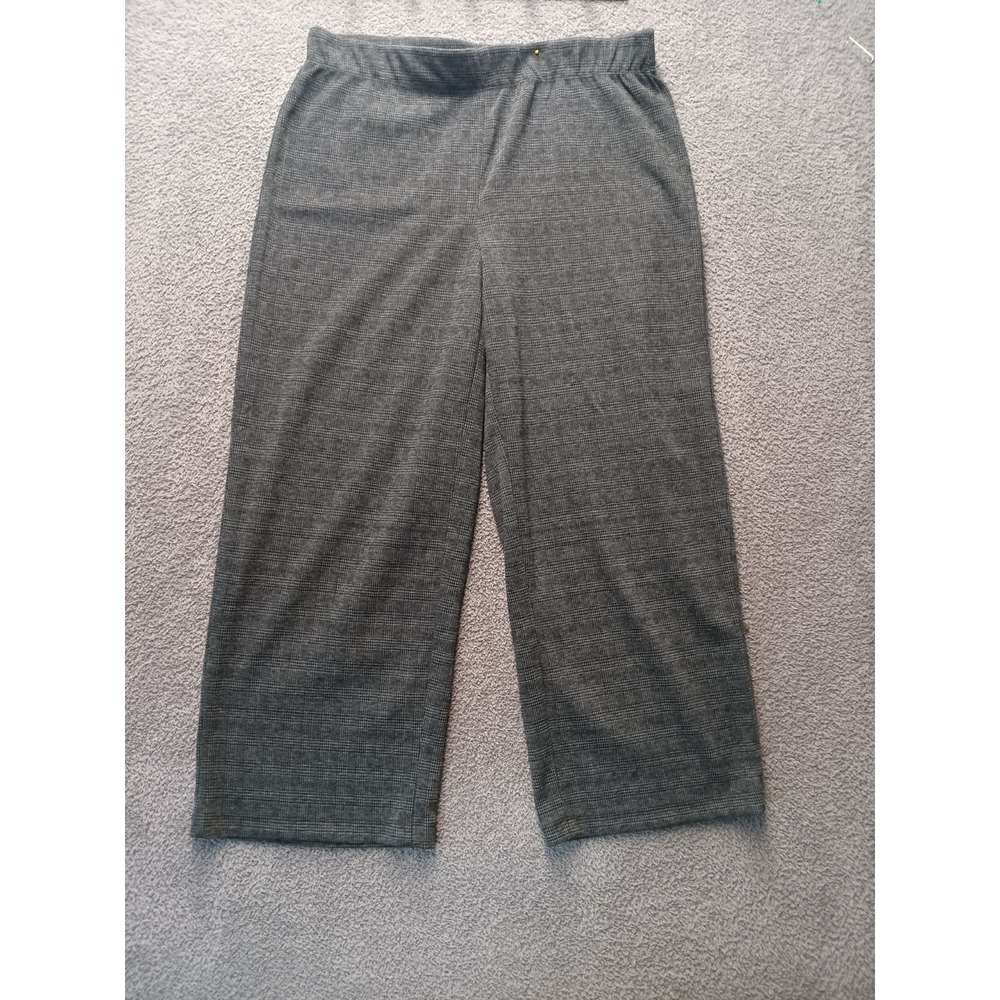 Jules & Leopold Women's Gray‎ Textured Knit Pants Pull On Size XL